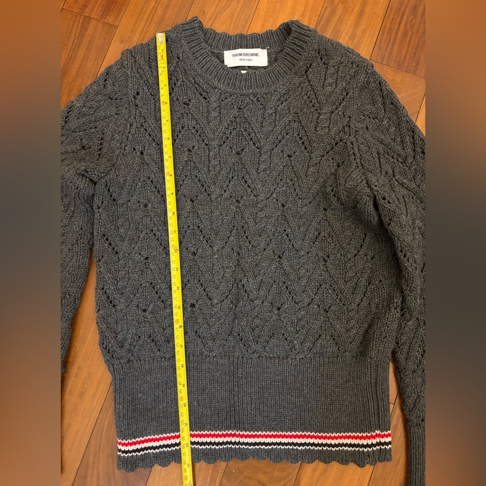 Thom Browne Gray Sweater - Picture 4 of 13